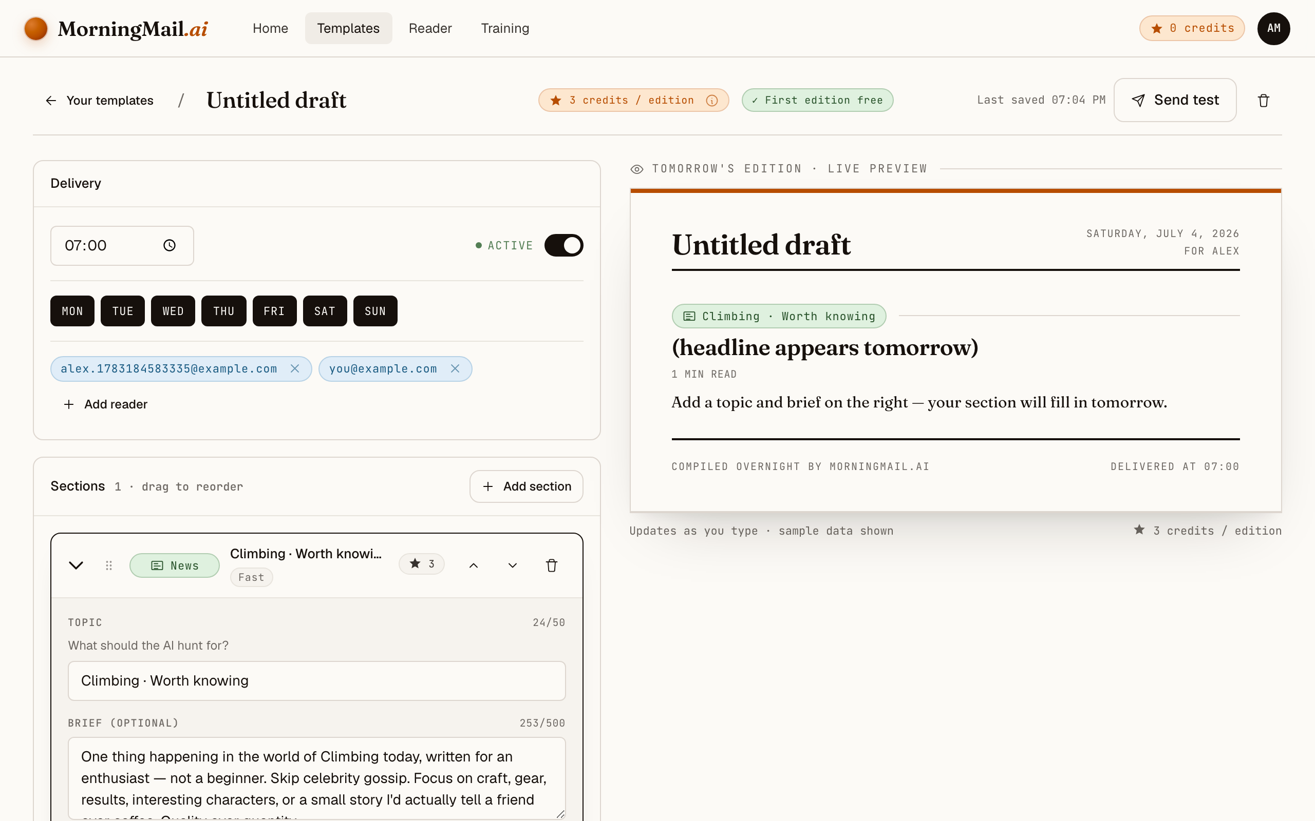 How to Get Climbing News in Your Inbox — Beta With Your Morning Coffee — Climbing · Worth knowing